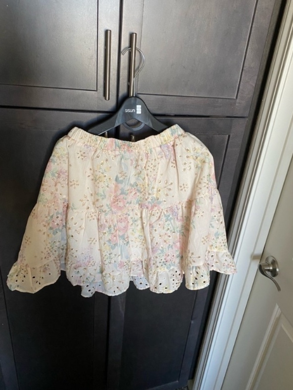 Cute off shoulder top & skirt floral matching set NWOT summer cottage core - Picture 5 of 5